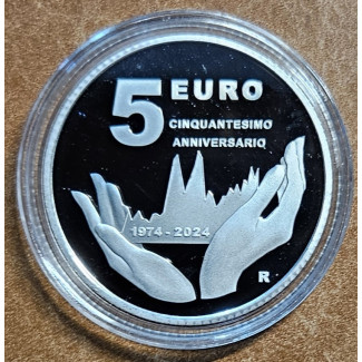 5 Euro Italy 2024 - 50th Anniversary of the foundation of CONSOB (Proof)