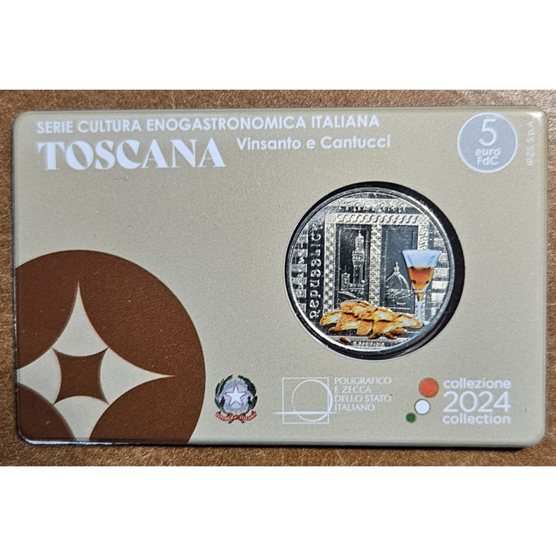 5 Euro Italy 2024 - Toscana: Vinsanto e Cantucci (BU)