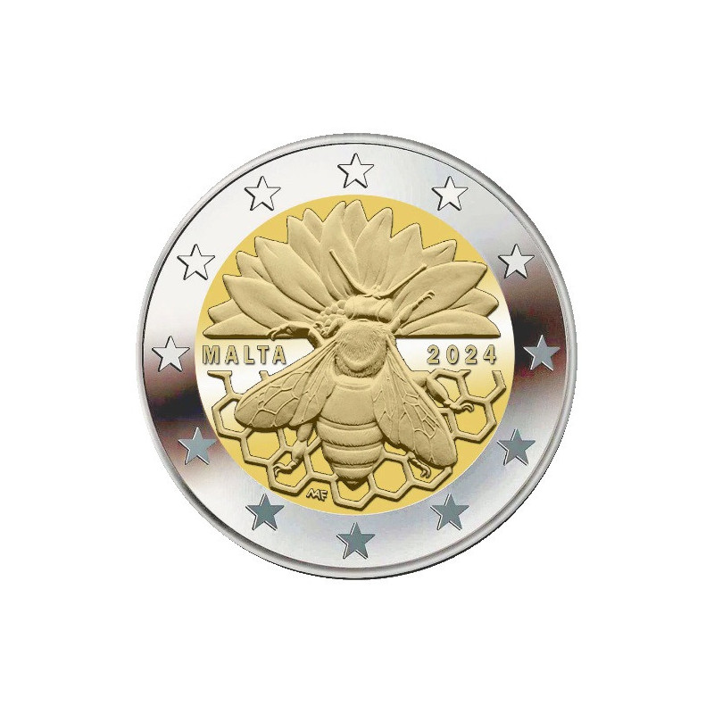 2 Euro Malta 2024 - Maltese Honey Bee (UNC)