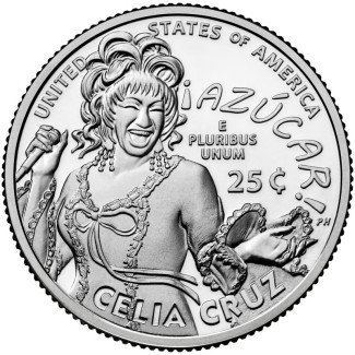 25 cent USA 2024 Celia Cruz "D" (UNC)