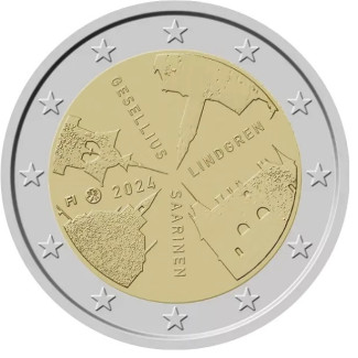 2 Euro Fínsko 2024 - Fínska architektúra (UNC)