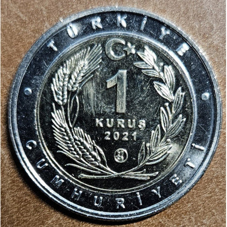 Turkey 1 kurus 2021 - Dog (UNC)