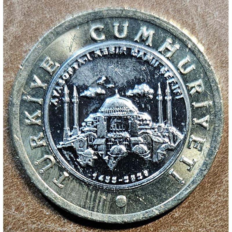 Turecko 1 lira 2020 Mešita (UNC)