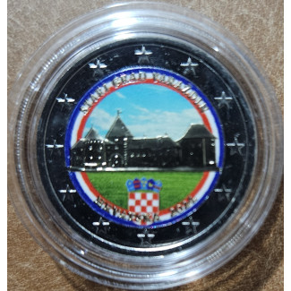 2 Euro Croatia 2024 -  Old town of Varaždine II. (colored UNC)