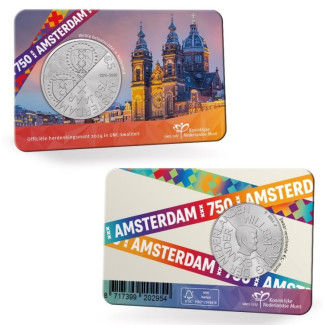 5 Euro Netherlands 2024 - 750 years of Amsterdam (UNC)