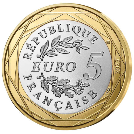 5 Euro France 2025 - Gemini (UNC)