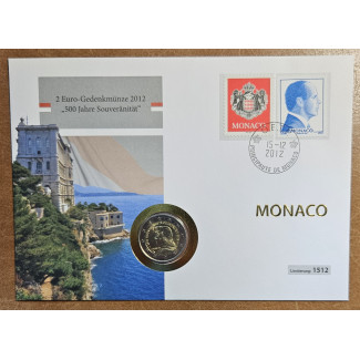 2 Euro Monaco 2012 - The 500th anniversary of the foundation of Monaco's Sovereignty (UNC)