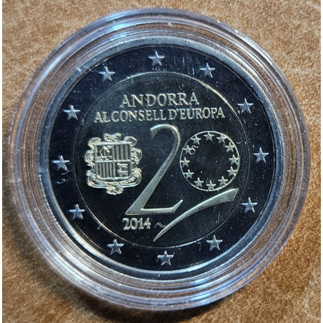 2 Euro Andorra 2014 - Európska rada  (Proof)