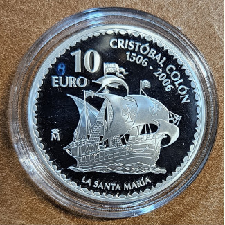 10 Euro Spain 2006 - Santa Maria (Proof)