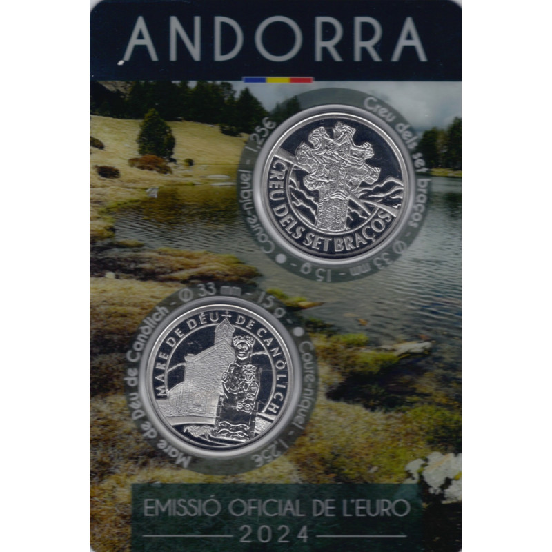 Andorra 2x 1,25 Euro 2024 (BU)