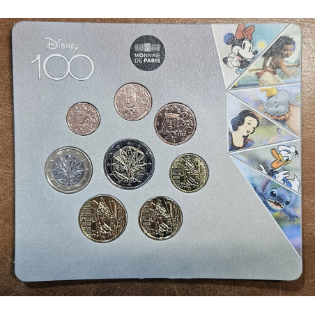 France 2023 miniset of 8 coins Disney (BU)