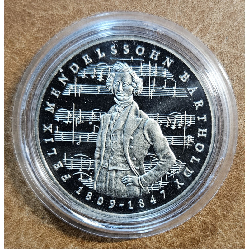 5 Márka Németország 1984 Mendelssohn (Proof)