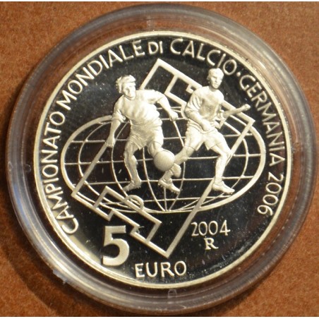 Euromince mince 5 Euro San Marino 2004 - MS vo futbale (Proof)