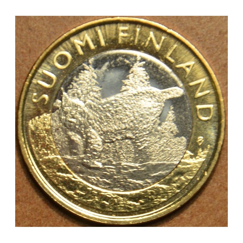 Euromince mince 5 Euro Fínsko 2015 - Tavastia - Rys (UNC)