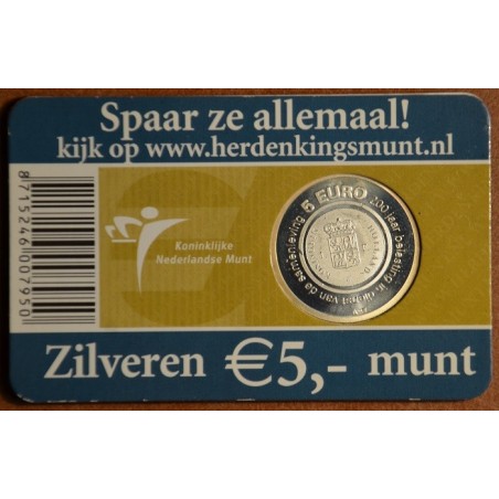 Euromince mince 5 Euro Holandsko 2006 - 200 rokov dane (BU karta)