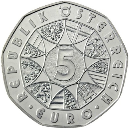 euroerme érme 5 Euro Ausztria 2010 Síugrás (UNC)