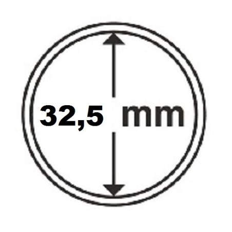 Euromince mince 32,5 mm Leuchtturm kapsula na 3 euro mincu Slovinsk...